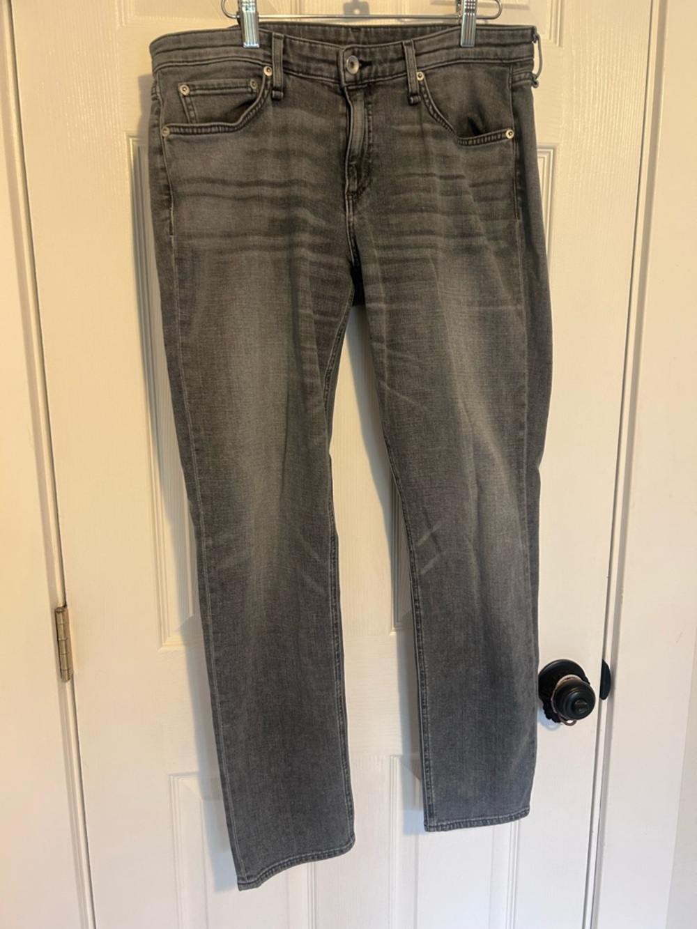 rag & bone gray denim jeans